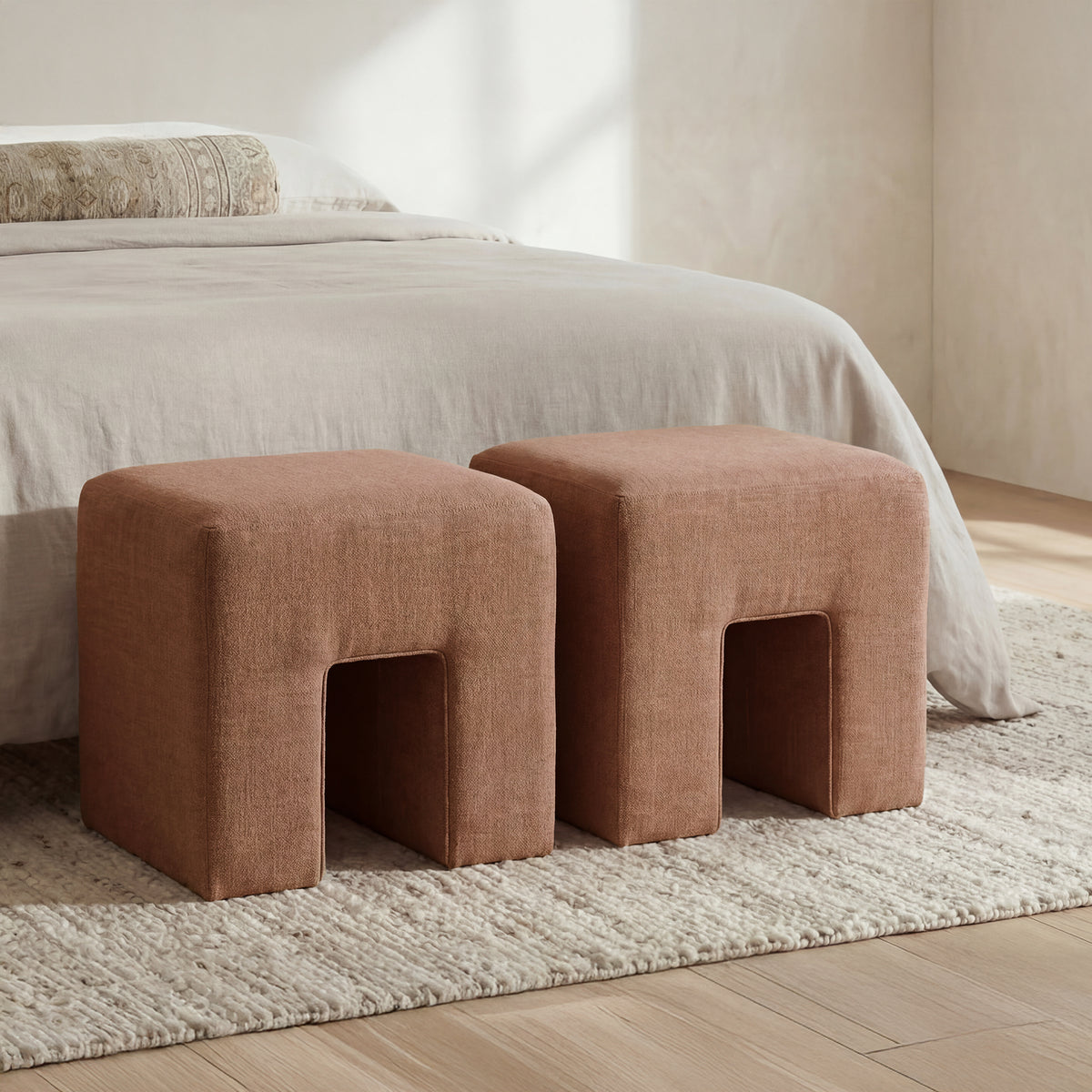 Aidy Stool Washed by Moe's Home