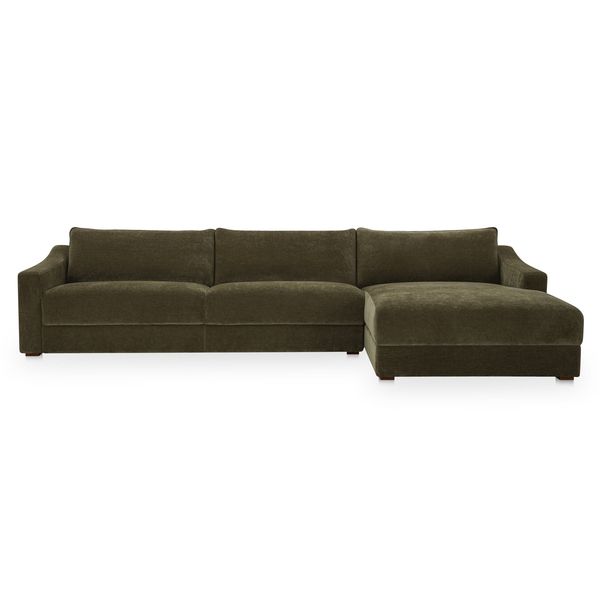 Farrow Sectional Cedar Green Right by Moe's Home