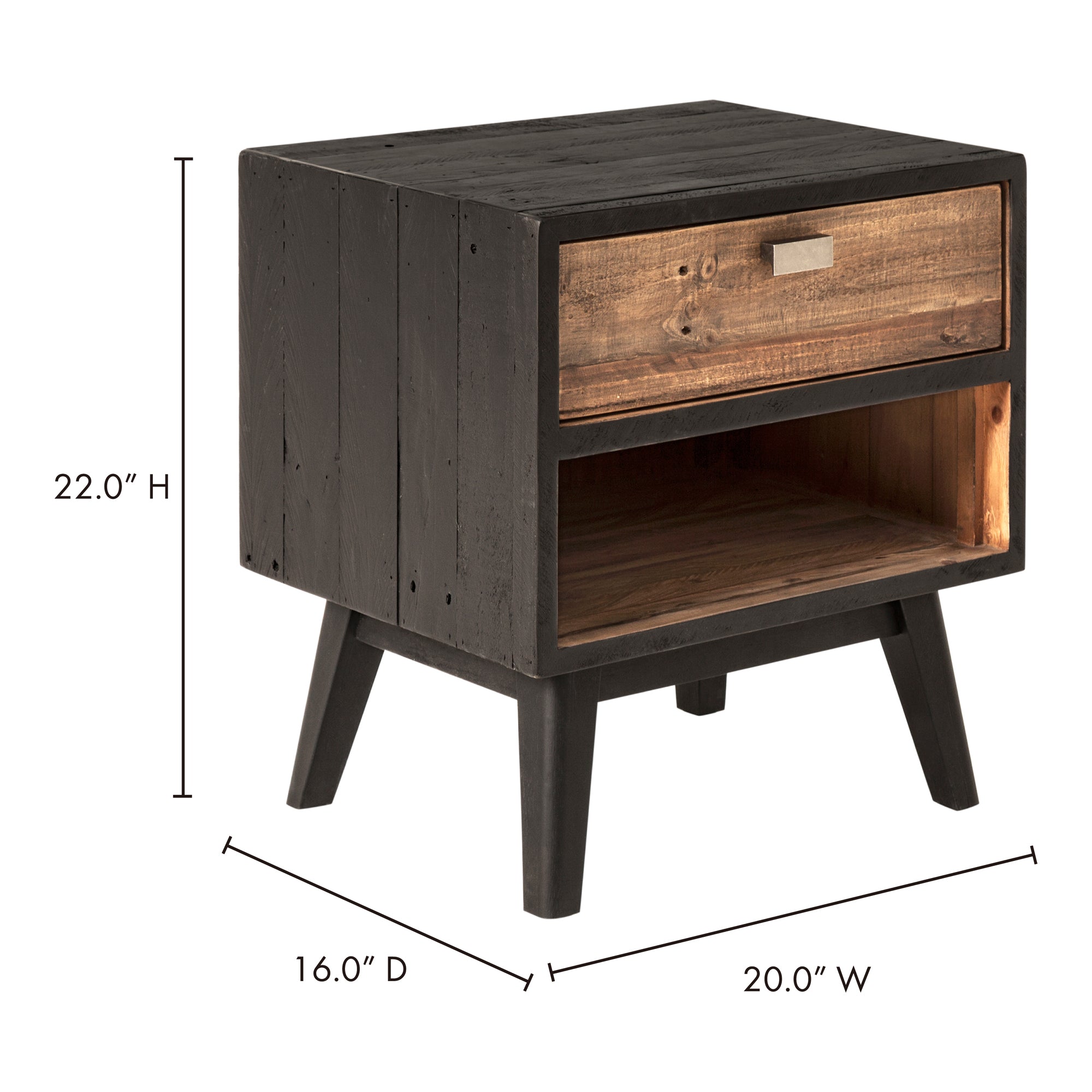 Nova Nightstand Black