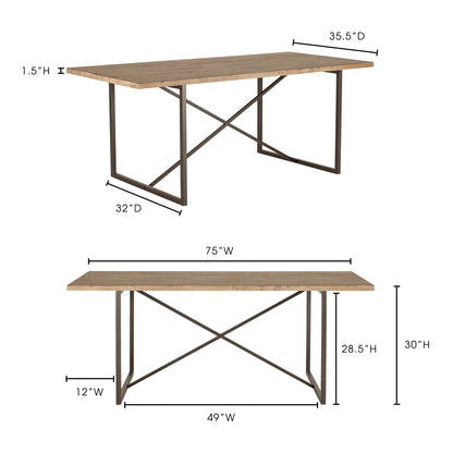 Sierra Dining Table Natural