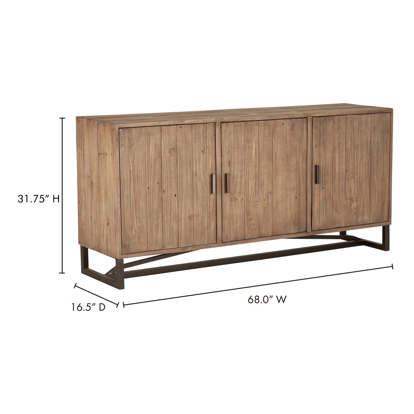 Sierra Sideboard Natural by Moe's Home
