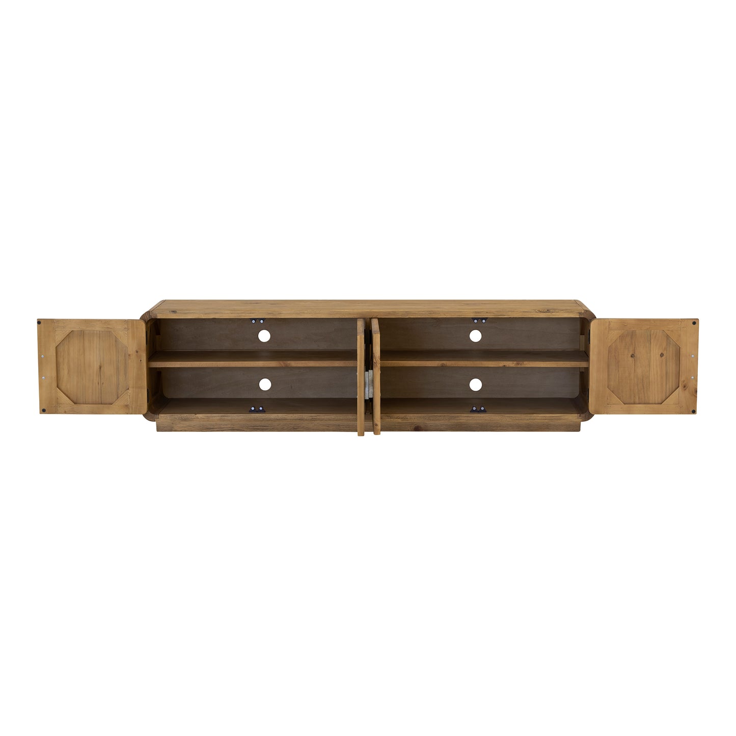Monterey Media Cabinet Rustic Blonde by Moe's Home