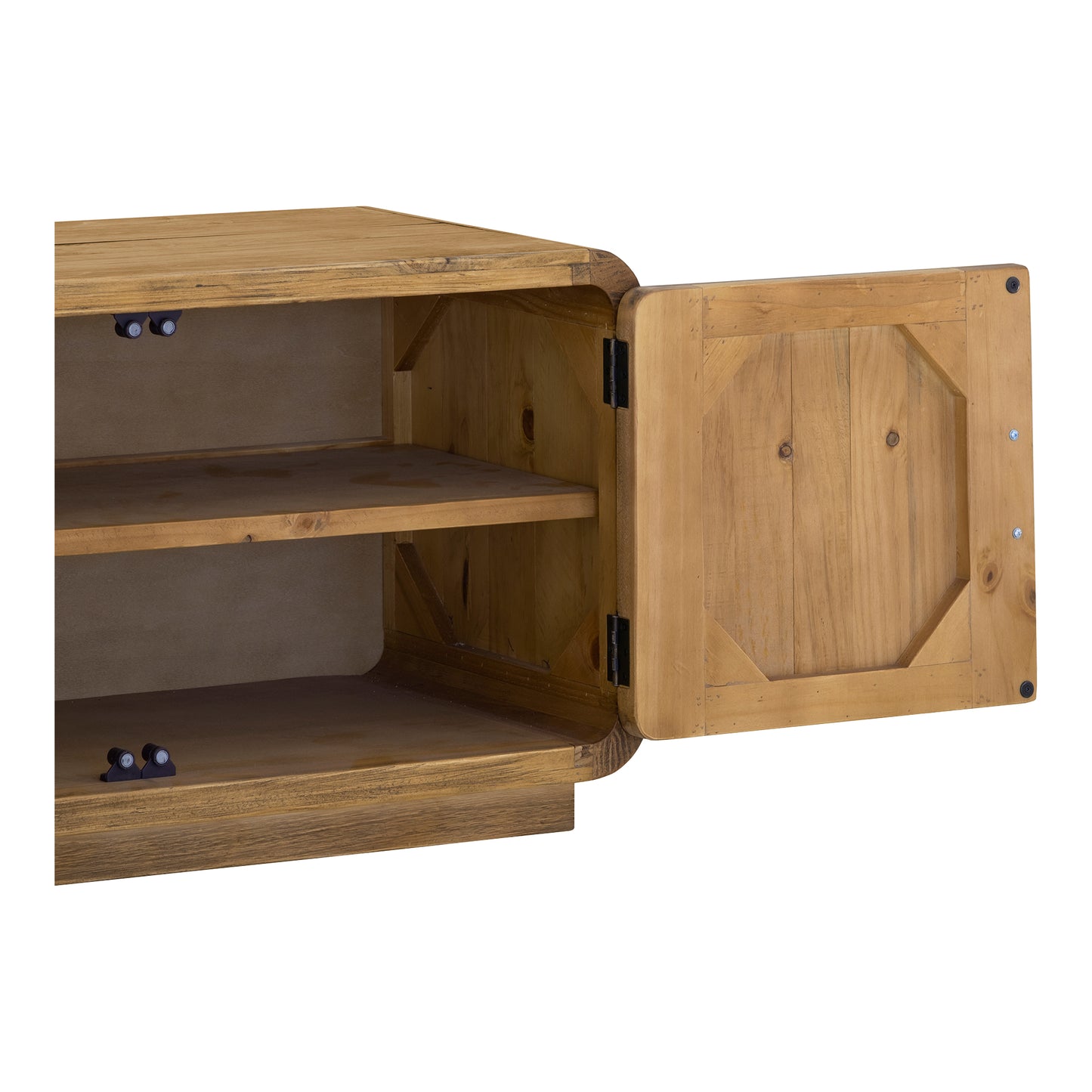 Monterey Media Cabinet Rustic Blonde by Moe's Home