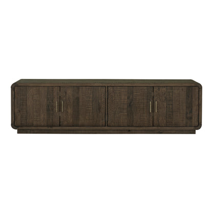 Monterey Media Cabinet Light Grey | Brown