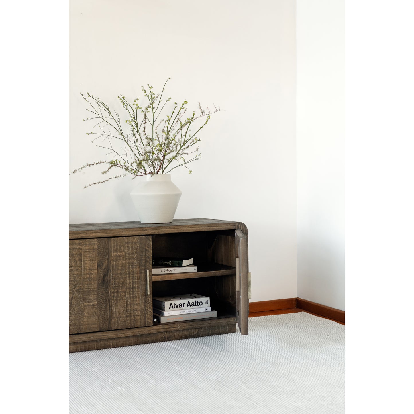 Monterey Media Cabinet Light Grey by Moe's Home