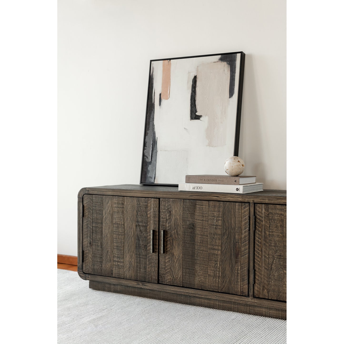 Monterey Media Cabinet Aged Brown by Moe's Home