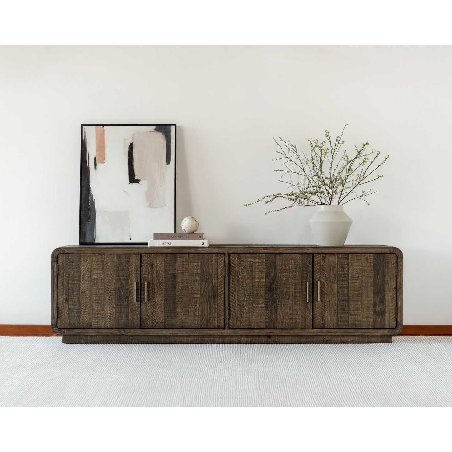 Monterey Media Cabinet Light Grey by Moe's Home