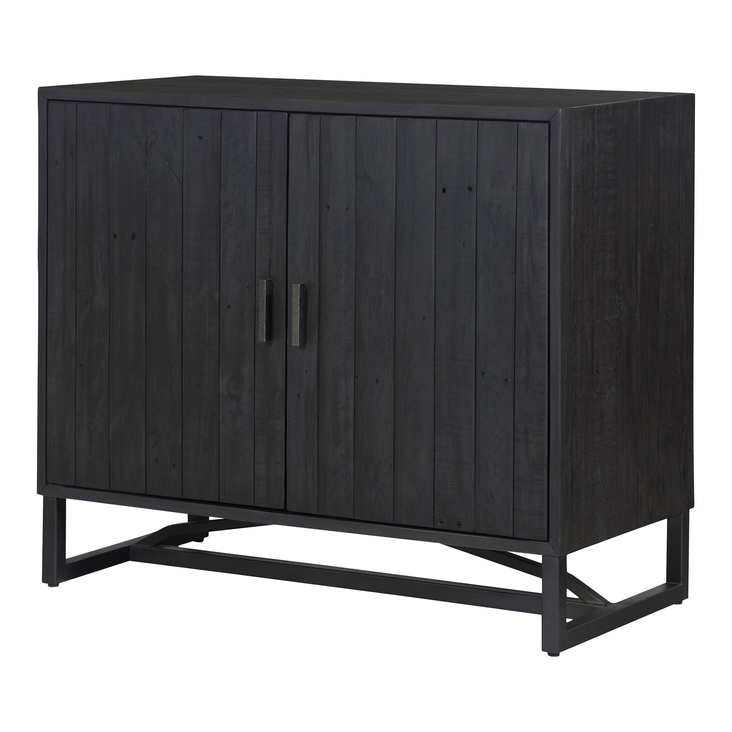 Sierra 2 Door Cabinet Black by Moe's Home