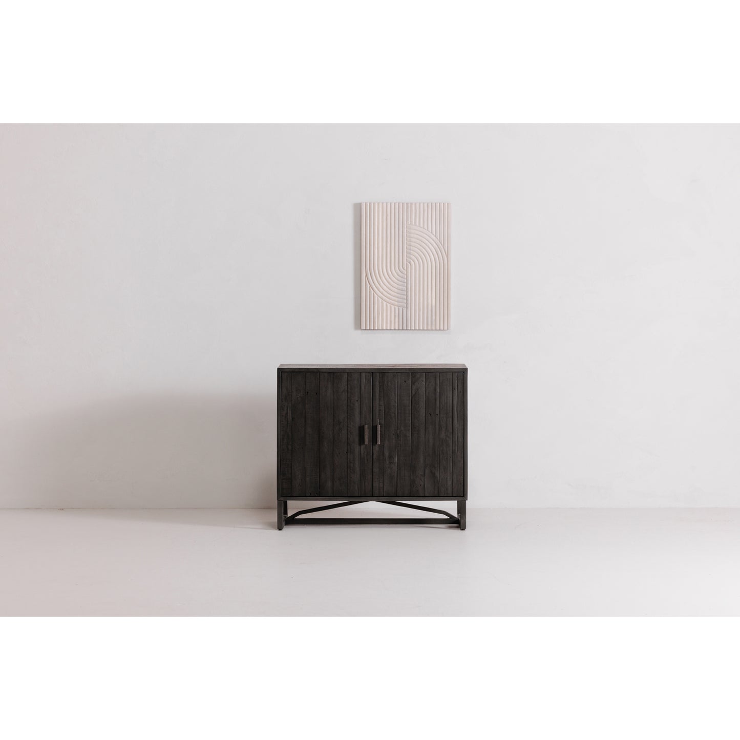 Sierra 2 Door Cabinet Black by Moe's Home