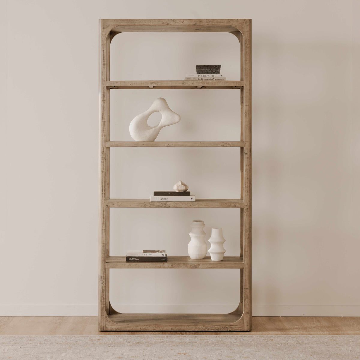 Abbott Bookshelf Brown by Moe's Home