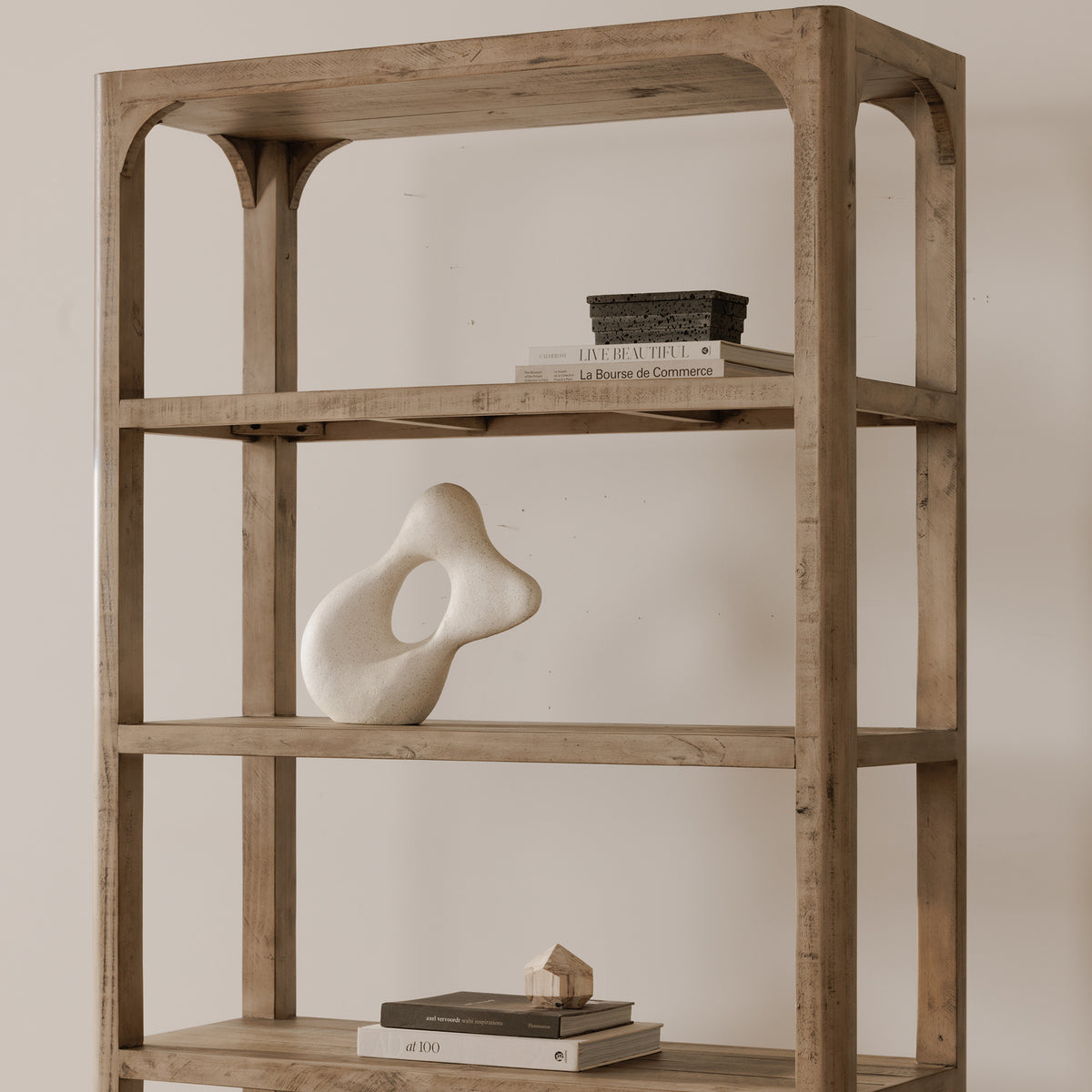 Abbott Bookshelf Brown by Moe's Home