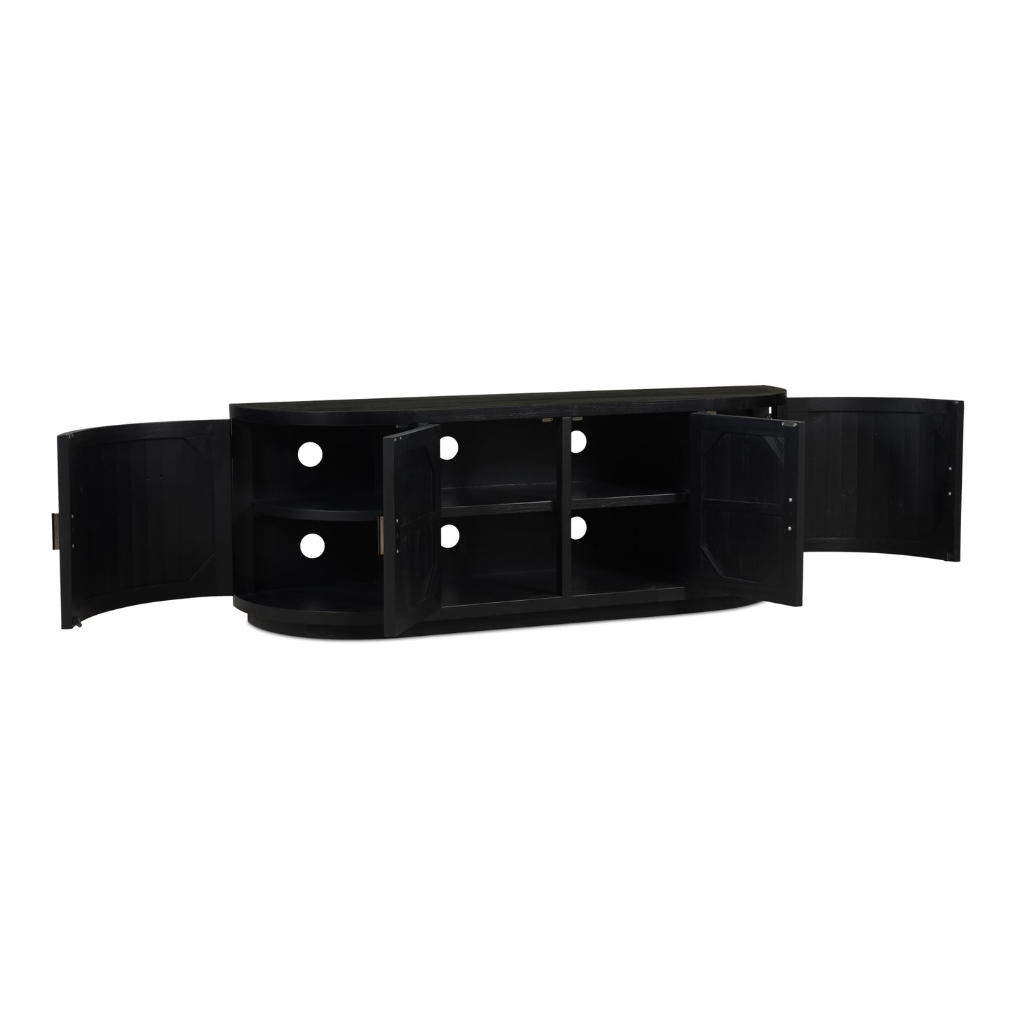 Nicola Media Cabinet Black by Moe's Home