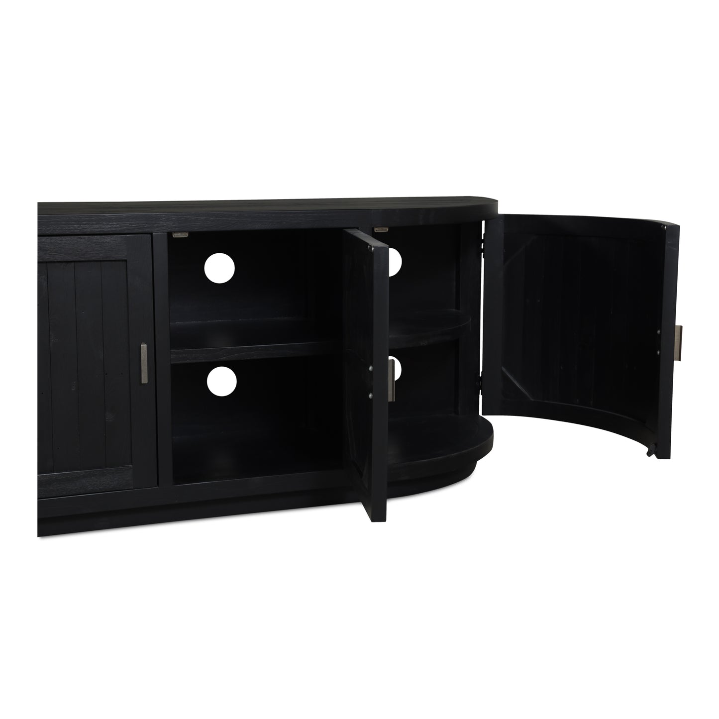 Nicola Media Cabinet Black by Moe's Home