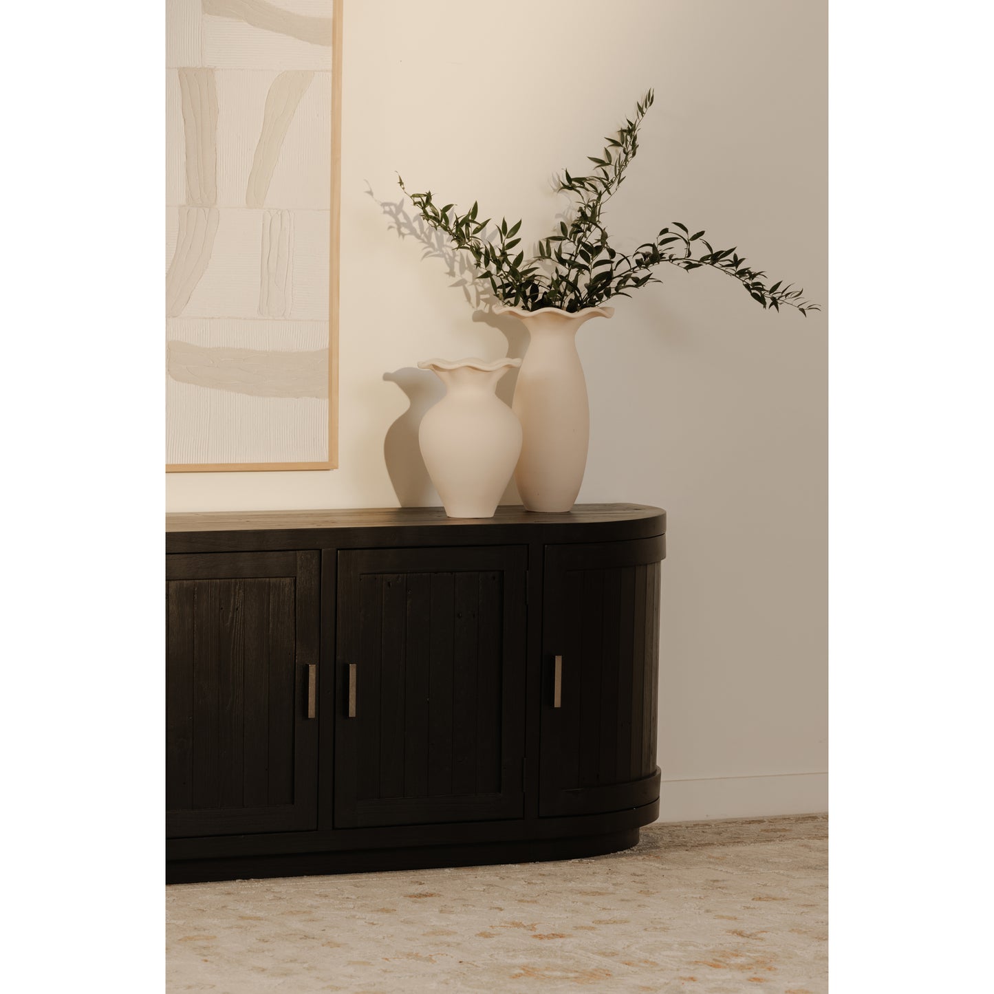 Nicola Media Cabinet Black by Moe's Home