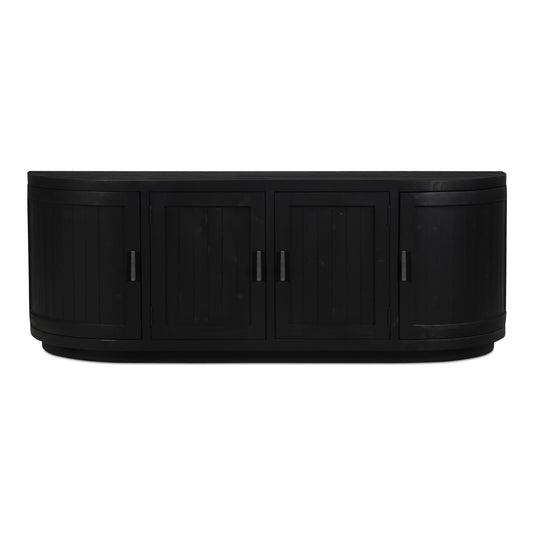 Nicola Media Cabinet Black | Black