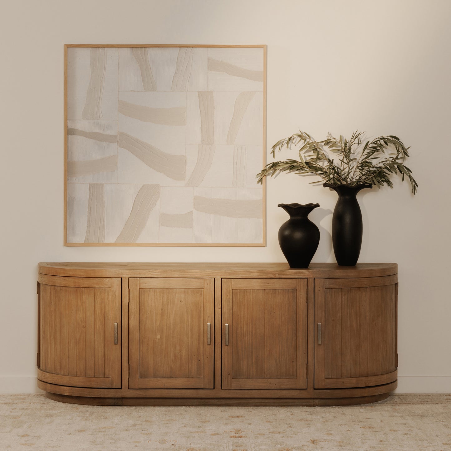 Nicola Media Cabinet Natural by Moe's Home