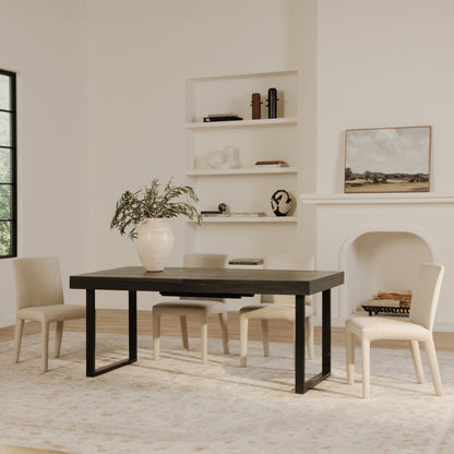 Ben Extension Dining Table Black