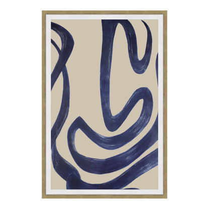 Clarity 1 Wall Painting Navy | Multicolor