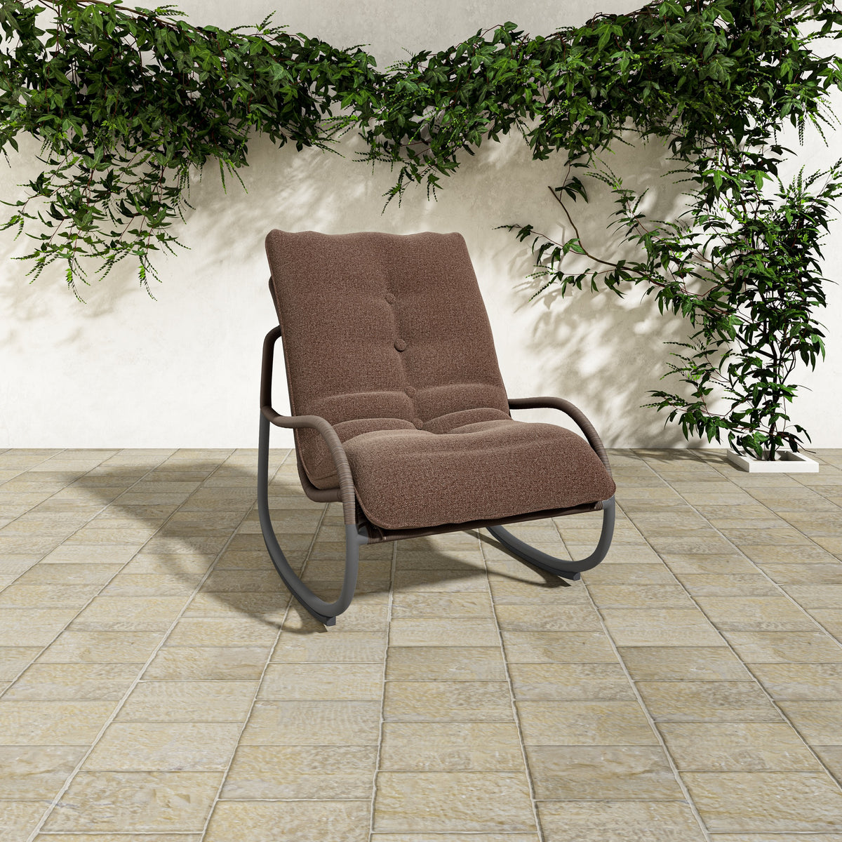 Lyra Outdoor Rocking Chair by Moe's Home