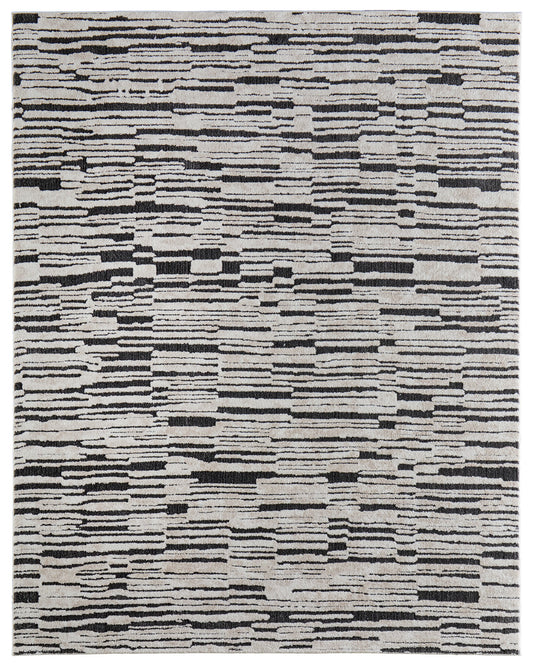 Gilmore 39UPF Ivory/Charcoal Rug by Feizy