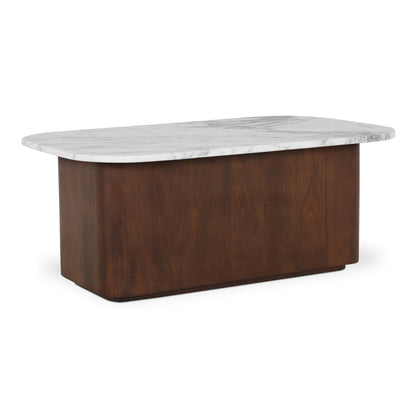 Dash Coffee Table White Calcatta Marble