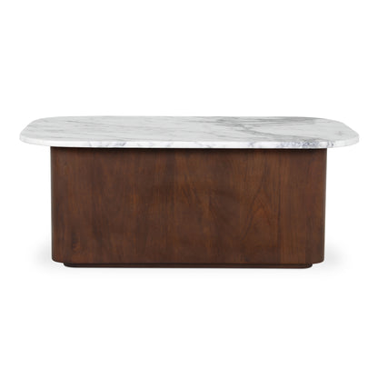 Dash Coffee Table White Calcatta Marble | White