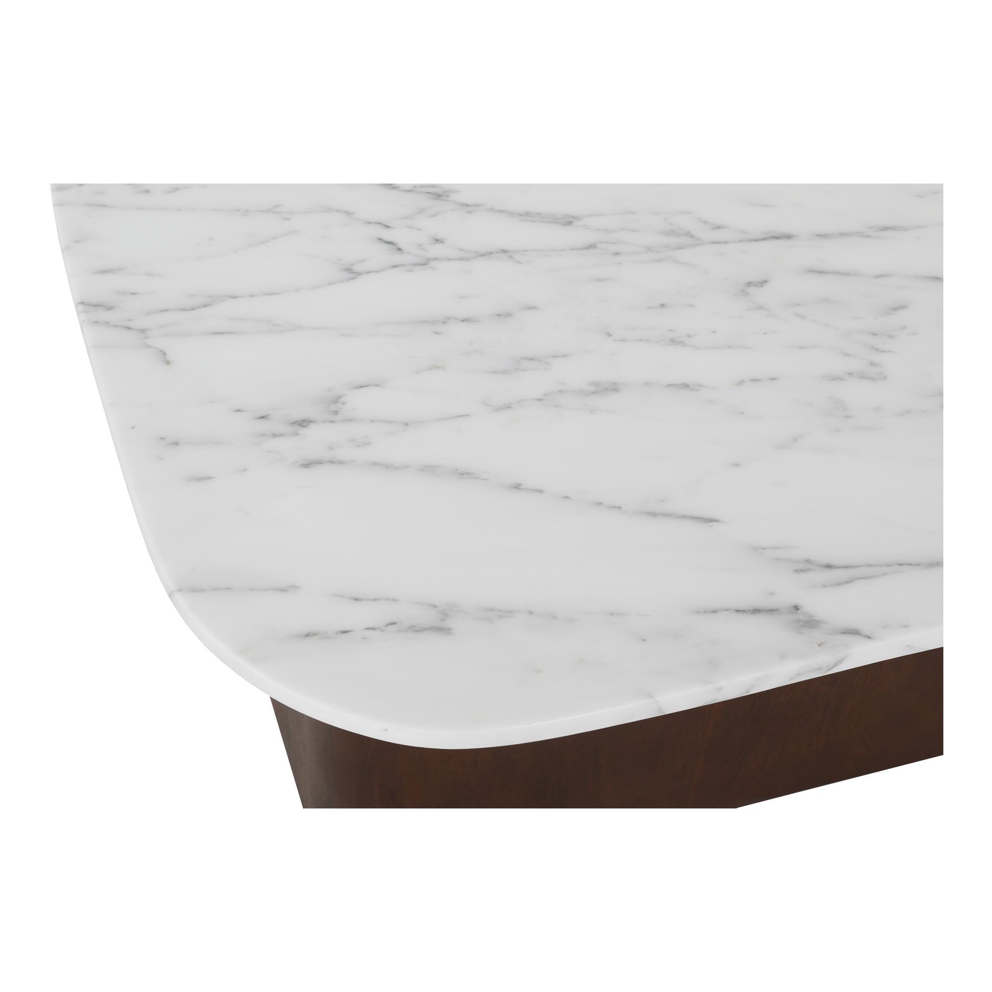 Dash Accent Table White Calacatta Marble
