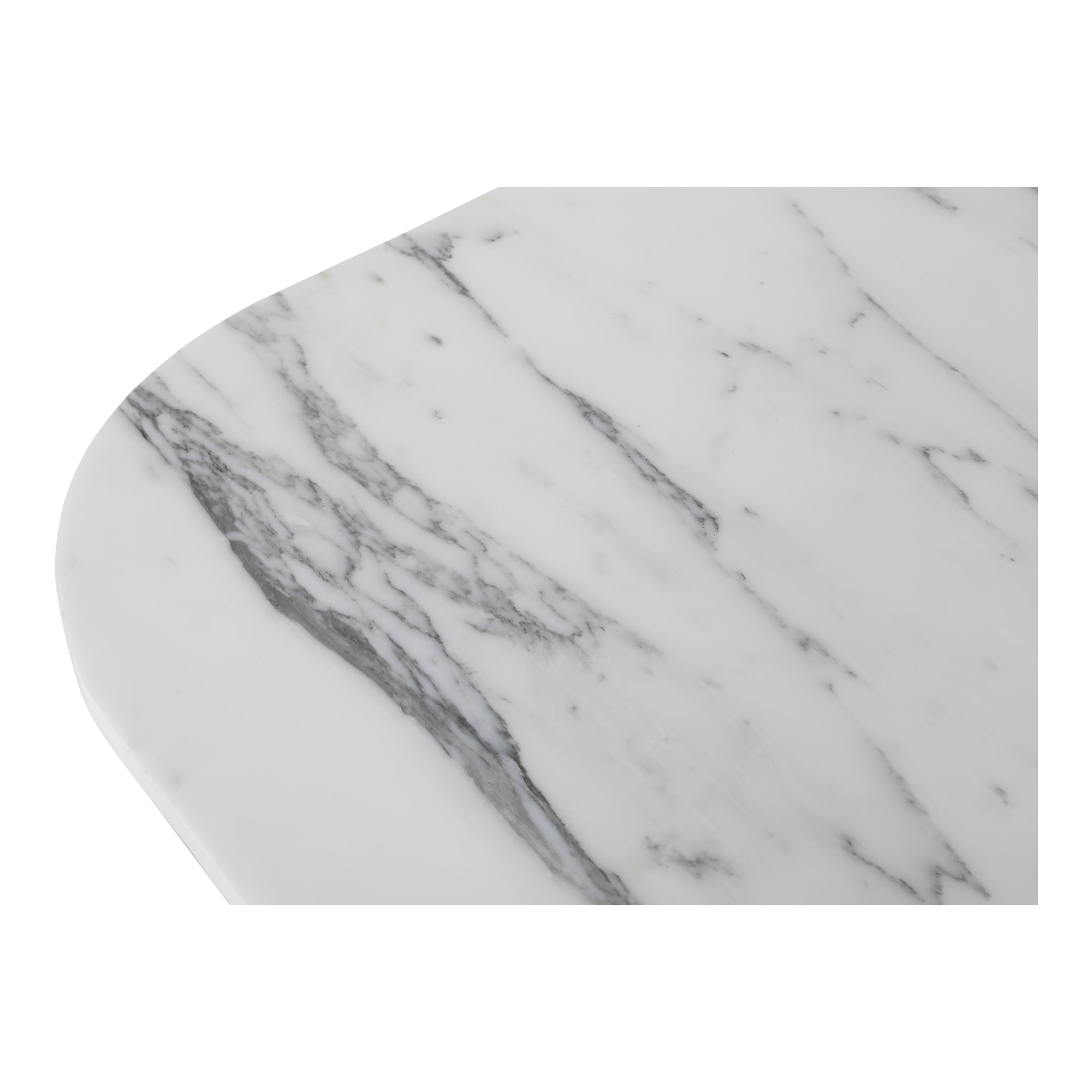 Dash Accent Table White Calacatta Marble