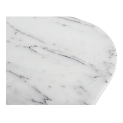 Dash Accent Table White Calacatta Marble