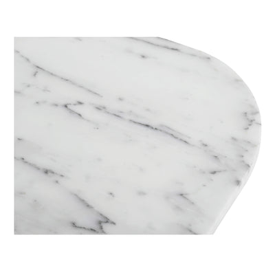 Dash Accent Table White Calacatta Marble by Moe's Home