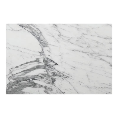 Dash Accent Table White Calacatta Marble by Moe's Home