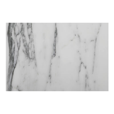 Dash Accent Table White Calacatta Marble by Moe's Home