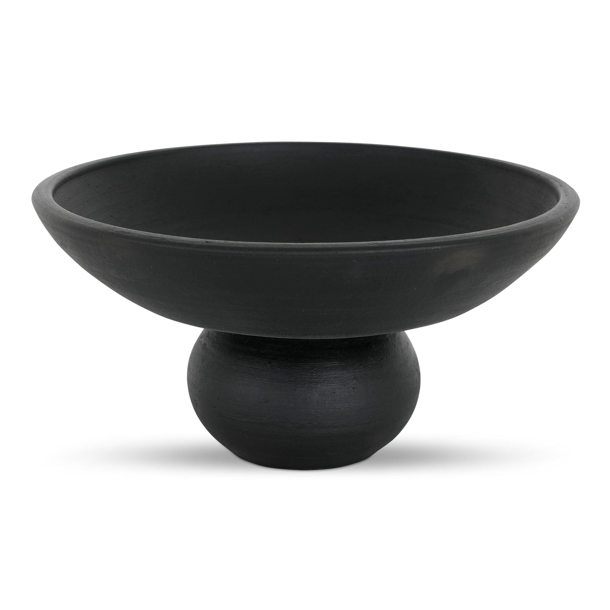 Asha Decorative Bowl Black Terracotta by Moe's Home