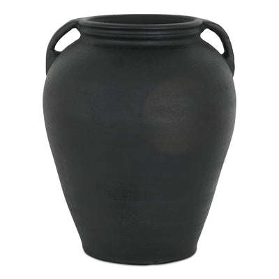 Jovi Vase Black Terracotta by Moe's Home
