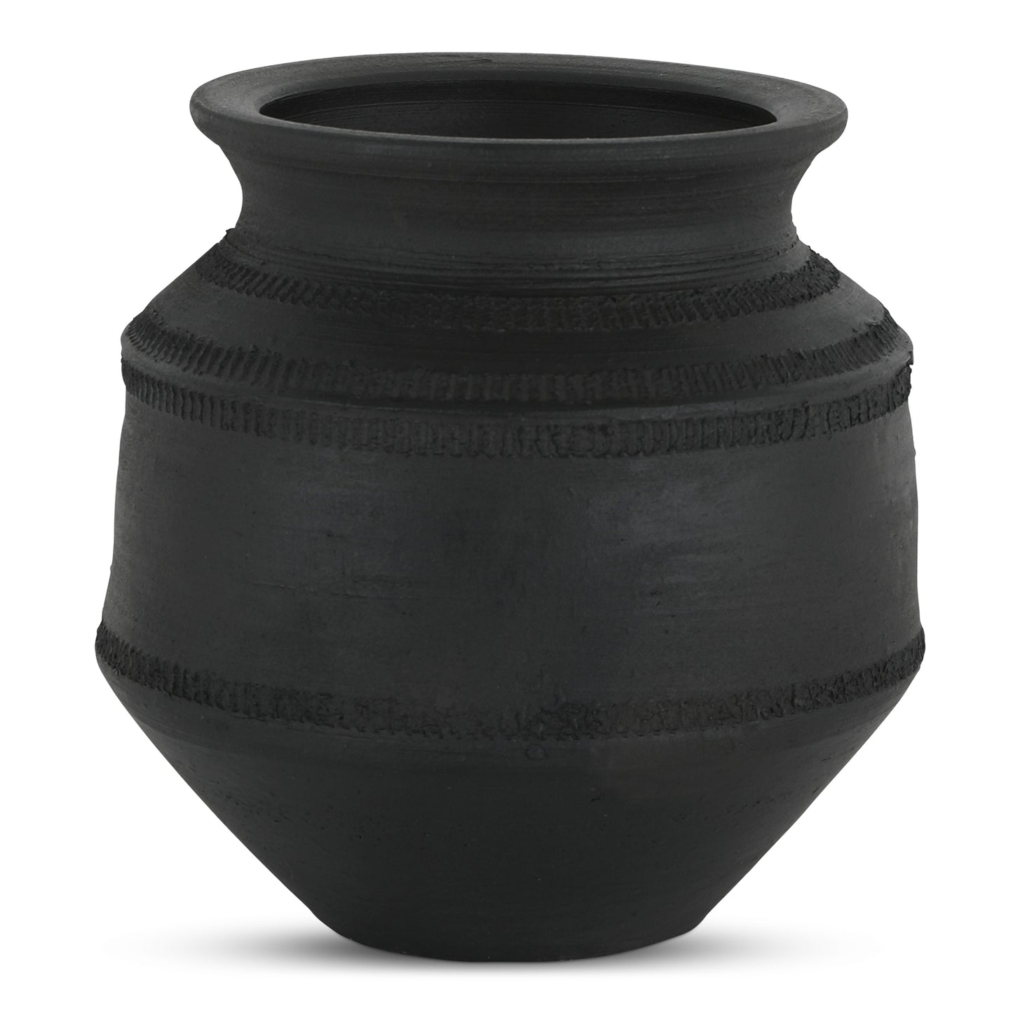 Astra Vessel Black Terracotta by Moe's Home