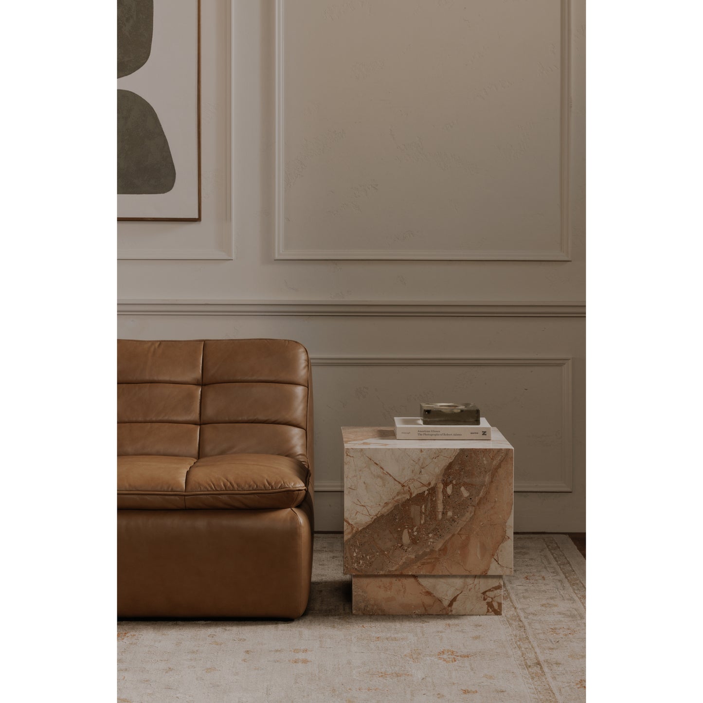 Layla Side Table Breccia by Moe's Home