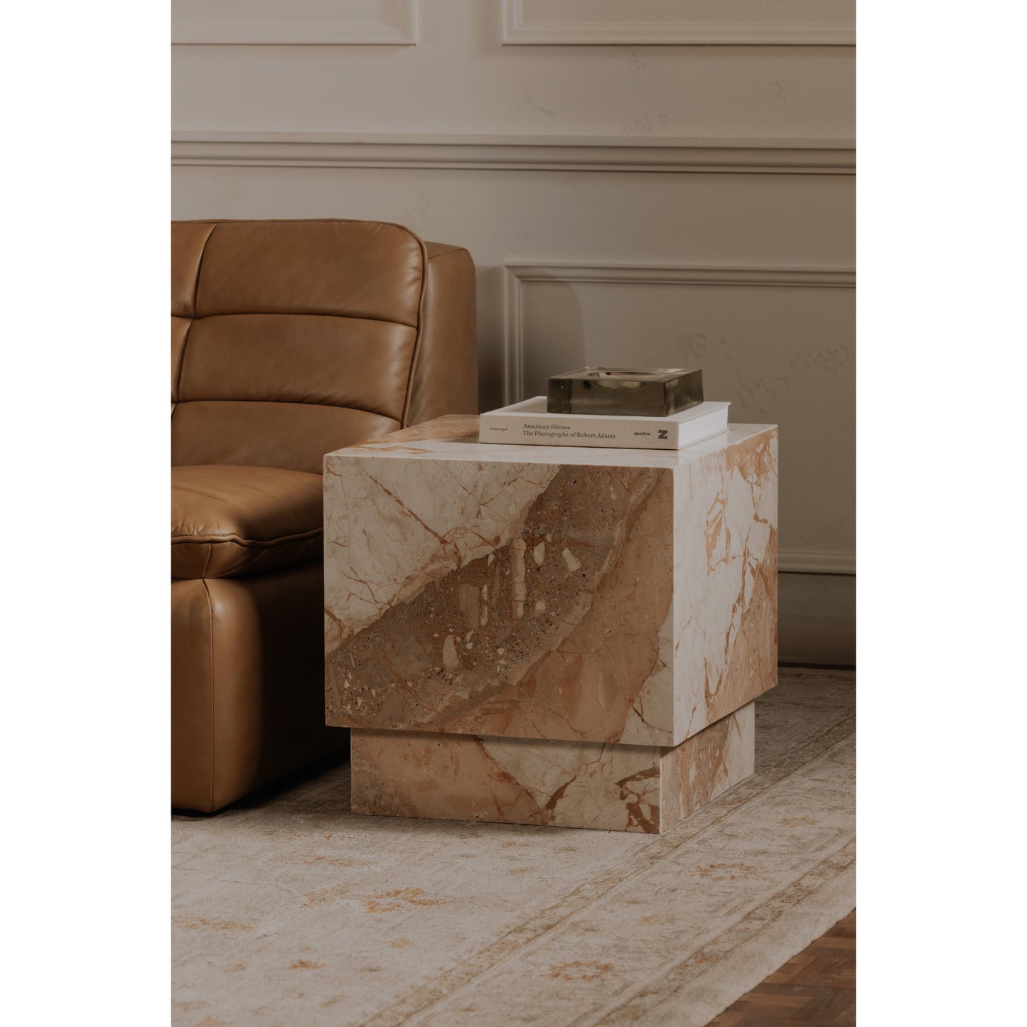 Layla Side Table Breccia by Moe's Home