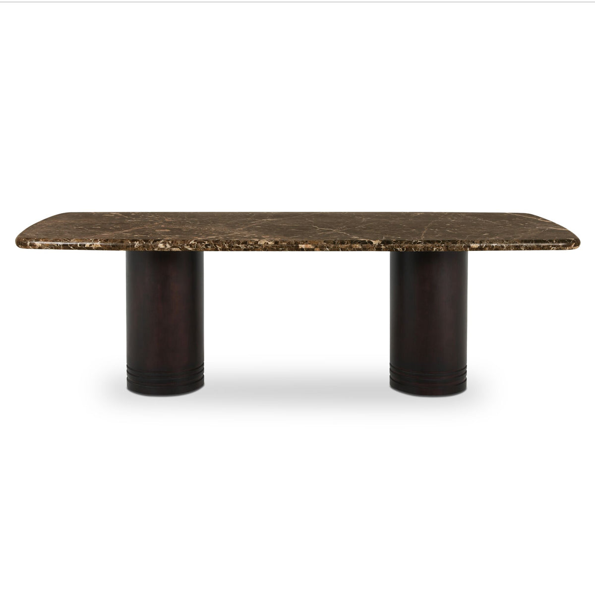 Daphne Dining Table Large Dark Emperador by Moe's Home