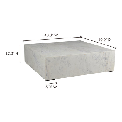 Nash Coffee Table White