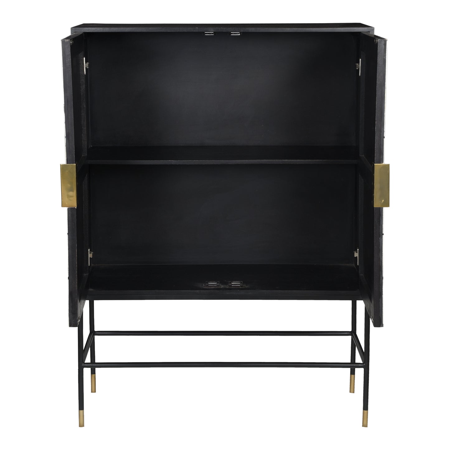 Shaws Cabinet Cream and Black by Moe's Home