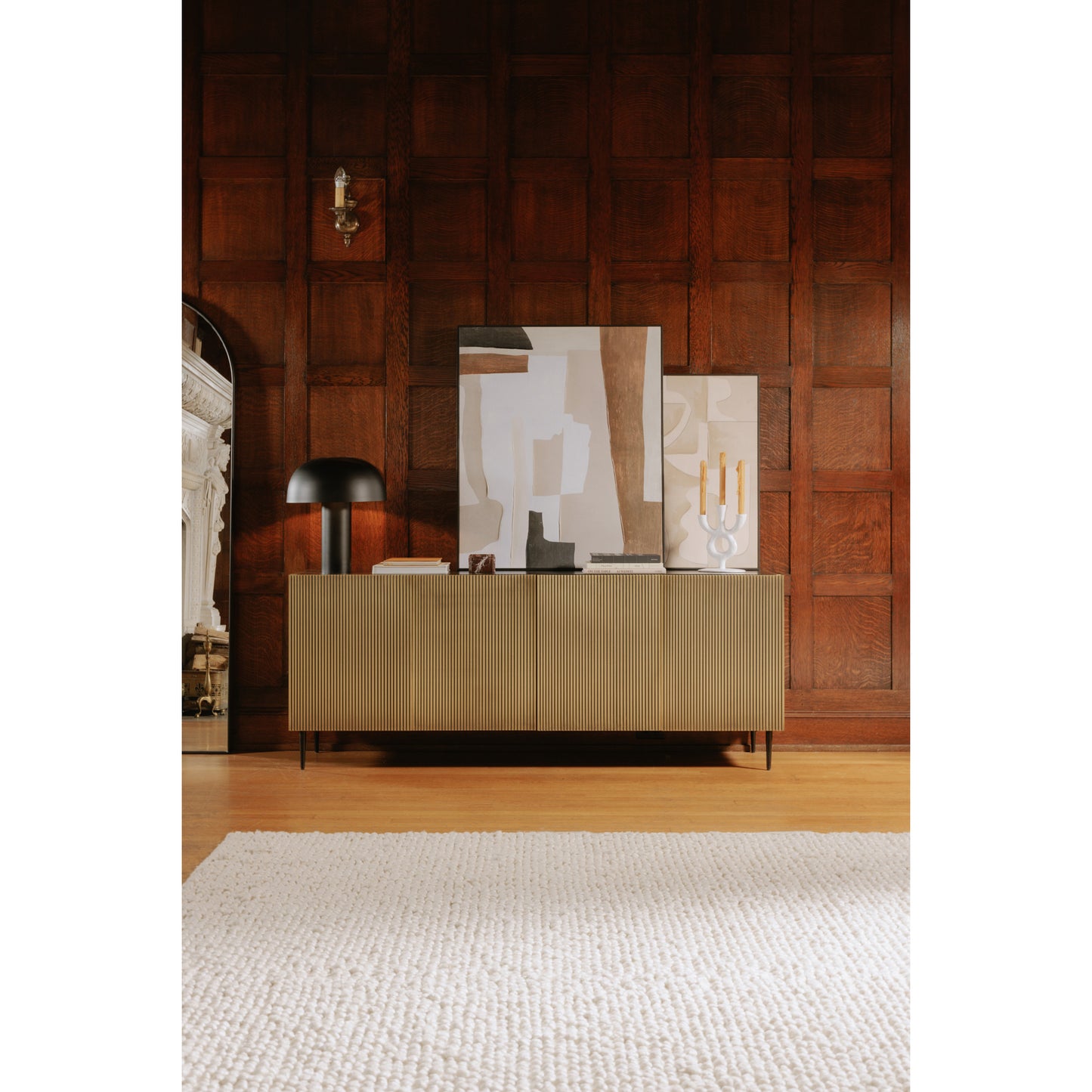 Brogan Sideboard Antique Brass by Moe's Home
