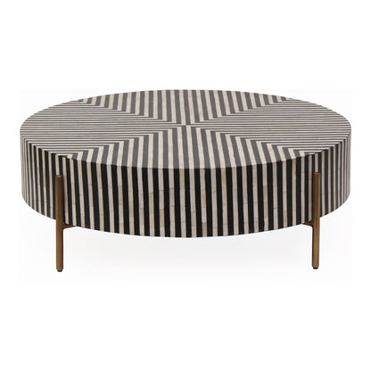 Chameau Small Coffee Table Black and White | Multicolor