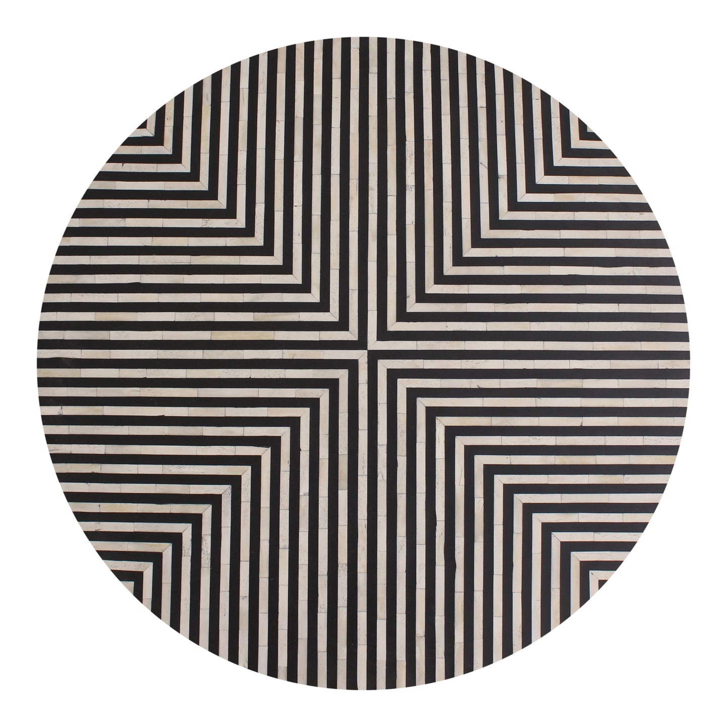 Chameau Small Coffee Table Black and White by Moe's Home