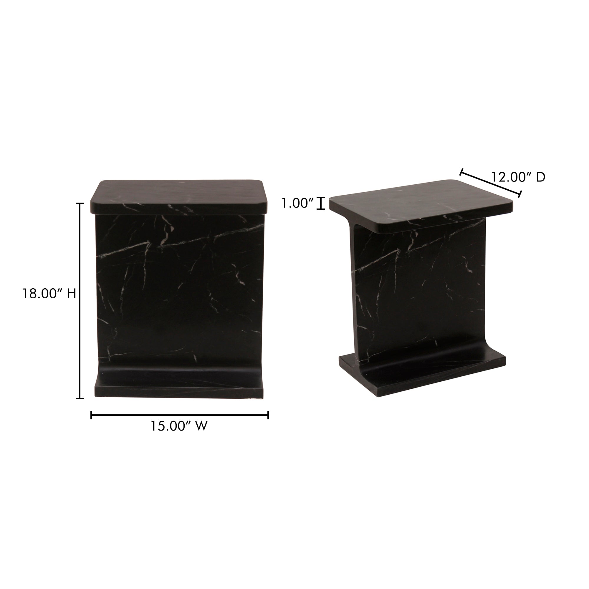 Tullia Accent Table Black