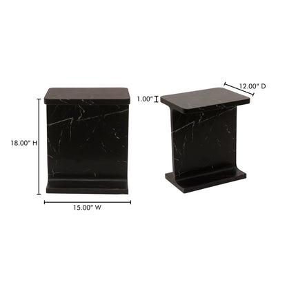 Tullia Accent Table Black