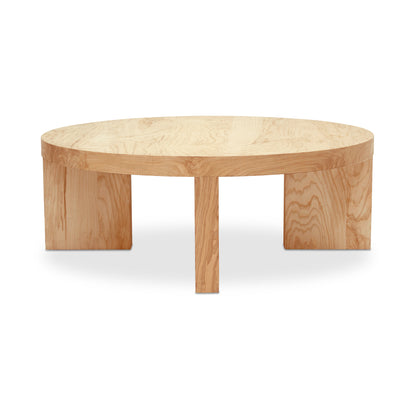 Oregon Round Coffee Table Blonde | Brown