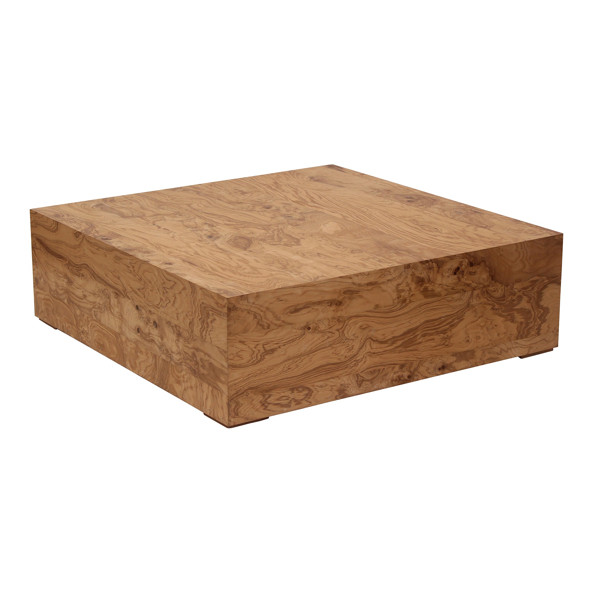 Nash Coffee Table Honey Brown Burl