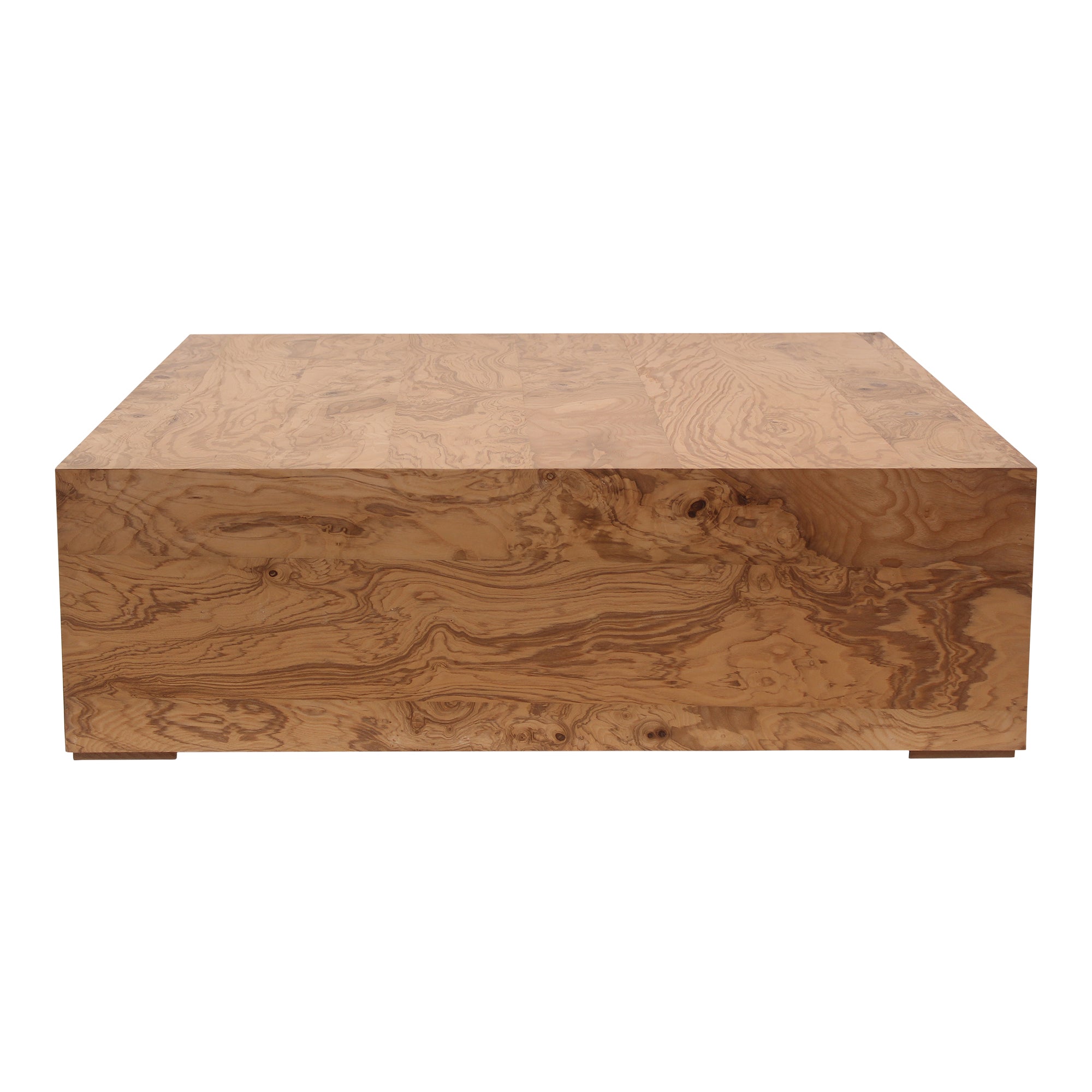 Nash Coffee Table Honey Brown Burl | Brown