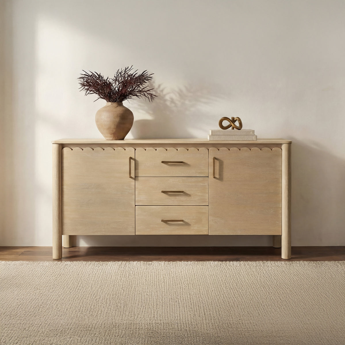 Wiley 3 Drawer Sideboard by Moe's Home