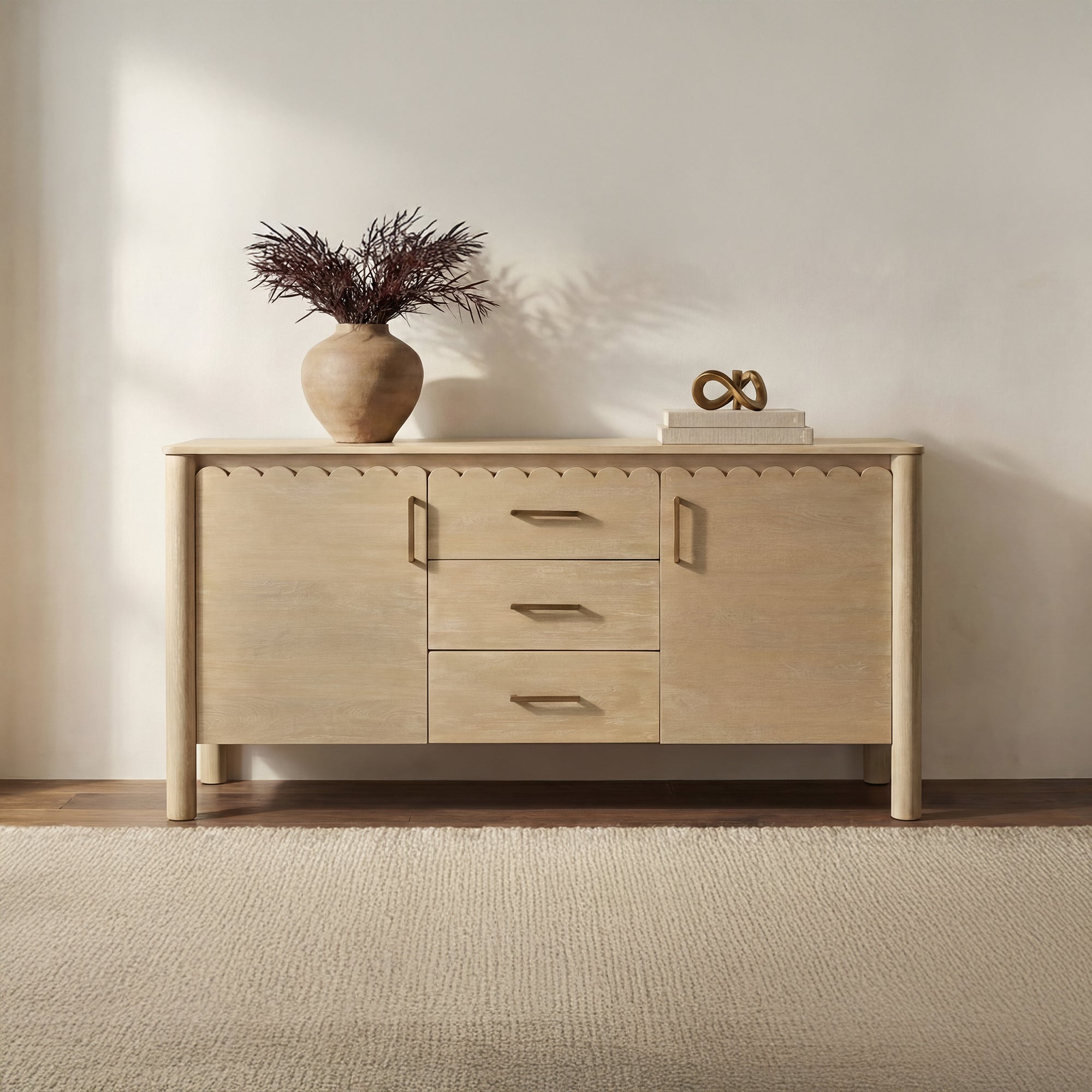 Wiley 3 Drawer Sideboard by Moe's Home